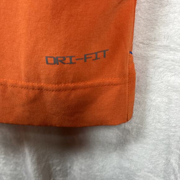 Florida Gators Nike Crable Polo Mens Small Coaches Orange Snap On-Field Dri Fit - Picture 9 of 11